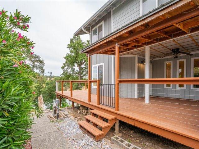 15540 China Rapids Dr, Red Bluff, CA 96080 - view of wooden deck