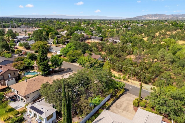 3400 Hillcrest St, Redding, CA 96001 - aerial perspective of suburban area with mountains