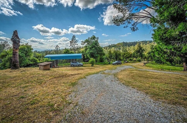 21657 W Elk Trl, Redding, CA 96003 - view of street featuring a wooded view