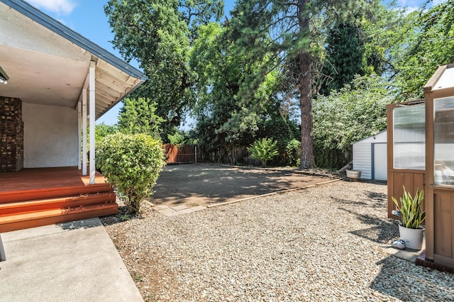 3442 Thomas Ave, Anderson, CA 96007 - view of yard with a storage shed