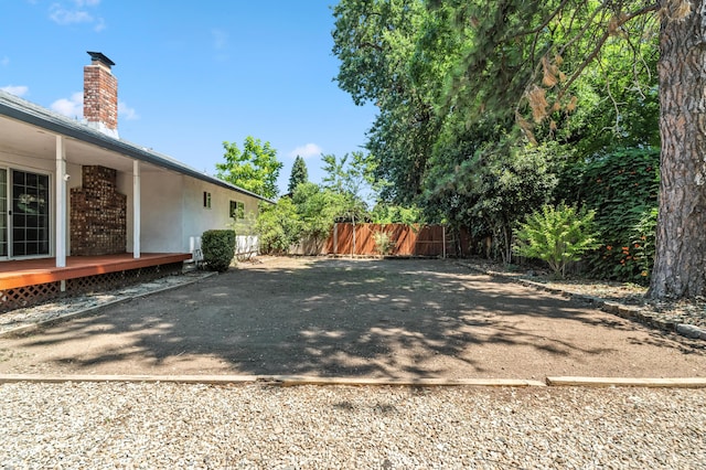 3442 Thomas Ave, Anderson, CA 96007 - view of yard featuring a wooden deck