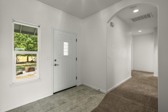 19258 Granola Way, Cottonwood, CA 96022 - entryway featuring arched walkways and recessed lighting