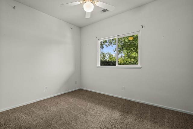 19258 Granola Way, Cottonwood, CA 96022 - unfurnished room with carpet flooring and ceiling fan
