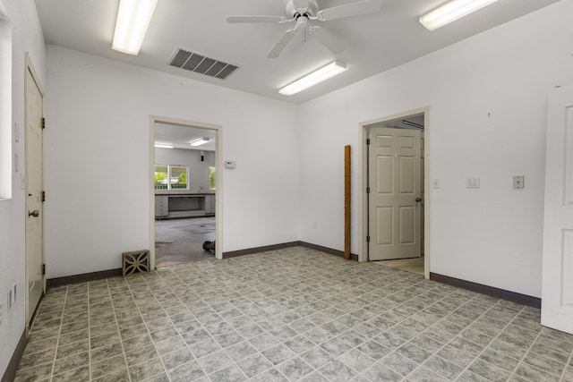 19258 Granola Way, Cottonwood, CA 96022 - spare room with a ceiling fan and baseboards