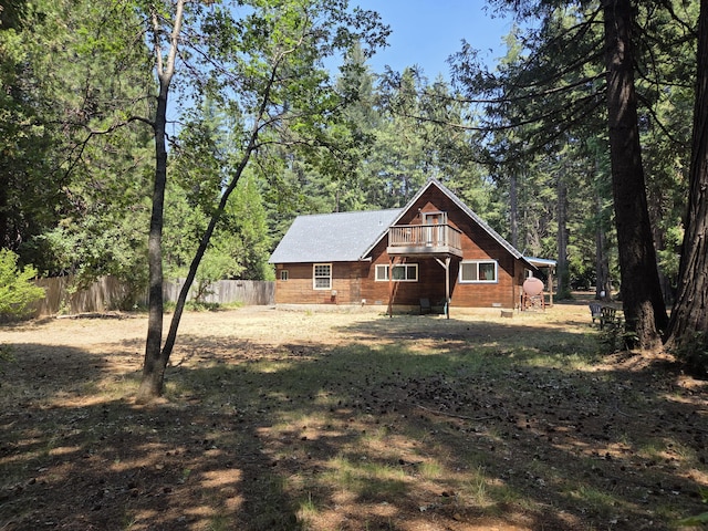 8421 Starlite Pines Rd, Shingletown, CA 96088 - back of property featuring crawl space