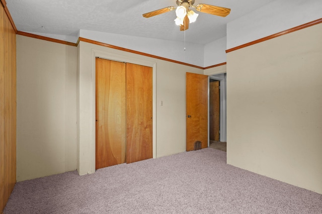 4100 Fort Peck St, Shasta Lake, CA 96019 - unfurnished bedroom with carpet, a closet, and a ceiling fan