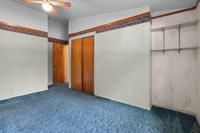4100 Fort Peck St, Shasta Lake, CA 96019 - carpeted spare room with ceiling fan
