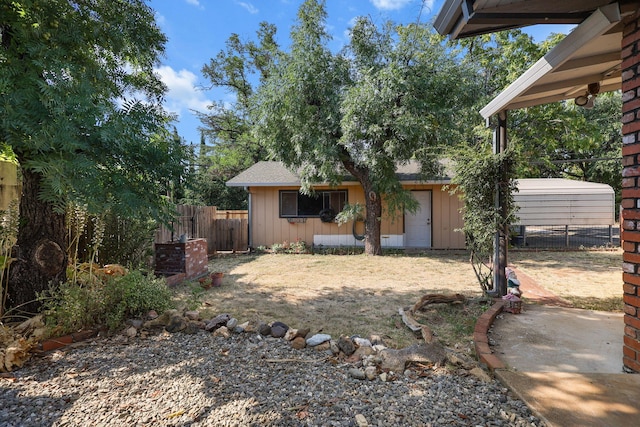 4100 Fort Peck St, Shasta Lake, CA 96019 - view of yard with a patio area