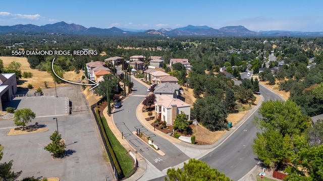 5569 Diamond Ridge Dr, Redding, CA 96003 - drone / aerial view of a mountain backdrop