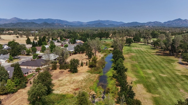 1533 Spanish Bay Dr, Redding, CA 96003 - bird's eye view of a mountainous background
