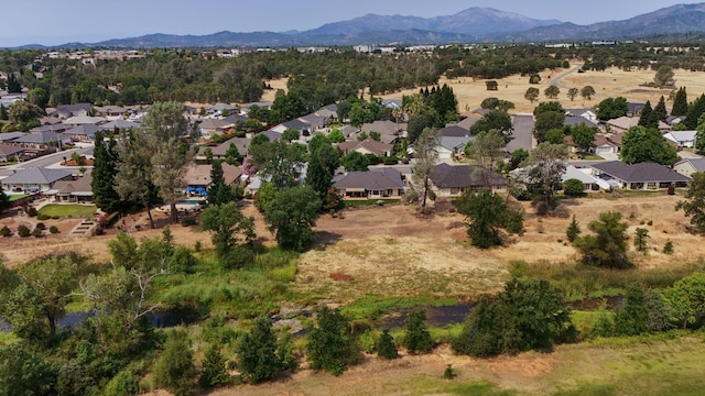 1533 Spanish Bay Dr, Redding, CA 96003 - aerial view of residential area with mountains