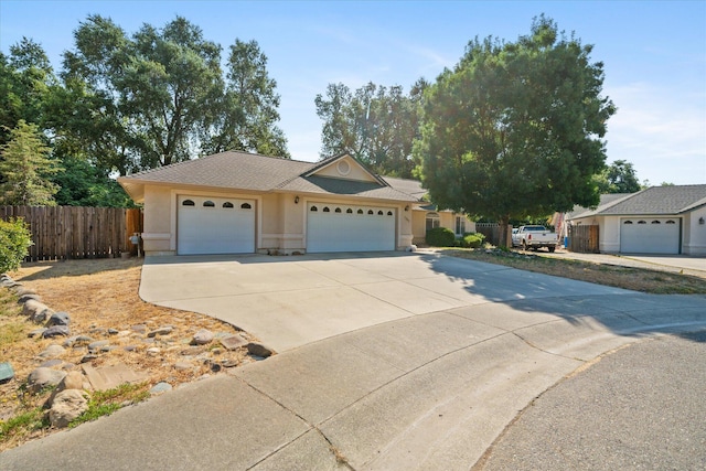 2790 Citrine Ave, Redding, CA 96001 - single story home with a garage, concrete driveway, and stucco siding