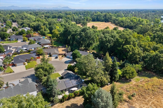 2790 Citrine Ave, Redding, CA 96001 - aerial view of property and surrounding area with a heavily wooded area and nearby suburban area