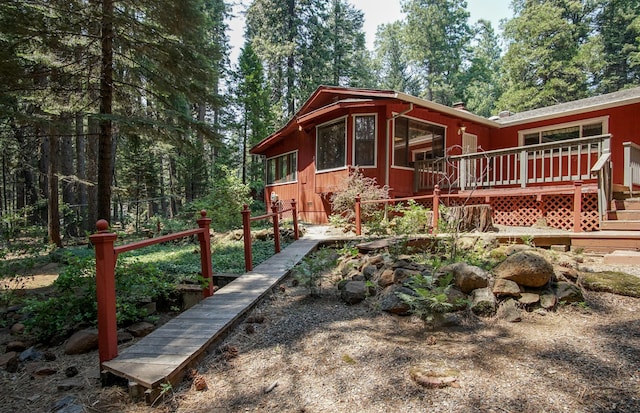 30839 Tinkerbell Ln, Shingletown, CA 96088 - chalet / cabin with a deck