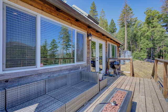 311 Ward Placer Pl, Weaverville, CA 96093 - deck with french doors
