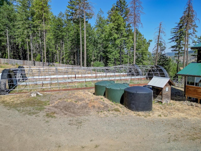 311 Ward Placer Pl, Weaverville, CA 96093 - view of yard featuring an outdoor structure