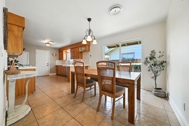 2045 Washington Ave, Red Bluff, CA 96080 - dining area with light tile patterned floors