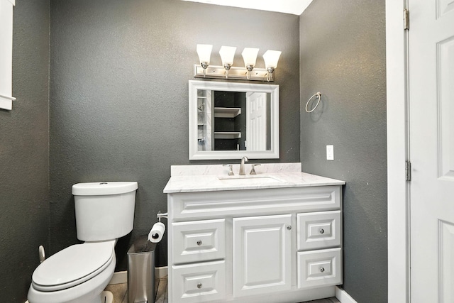 2045 Washington Ave, Red Bluff, CA 96080 - bathroom with vanity and a textured wall