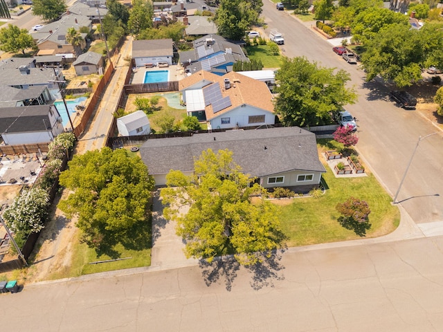 2045 Washington Ave, Red Bluff, CA 96080 - aerial view of residential area with a pool