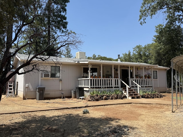 11941 Atkins Rd, Whitmore, CA 96096 - view of front facade featuring covered porch
