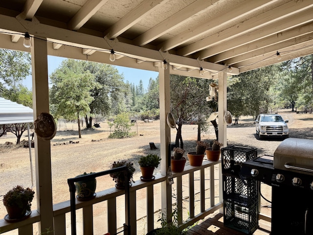 11941 Atkins Rd, Whitmore, CA 96096 - view of patio featuring grilling area