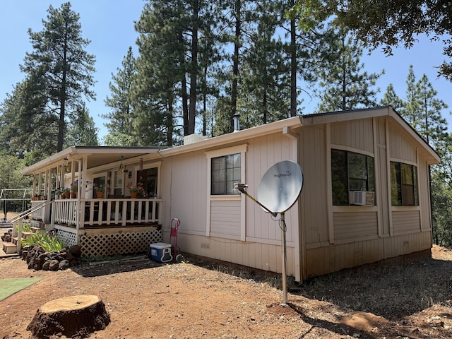 11941 Atkins Rd, Whitmore, CA 96096 - view of front of property with covered porch and cooling unit