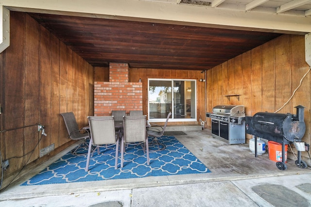 24470 Oklahoma Ave, Red Bluff, CA 96080 - view of patio with a grill and outdoor dining space