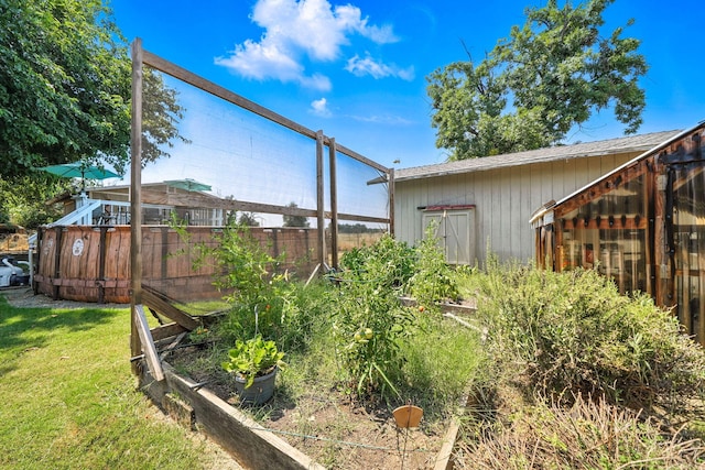 24470 Oklahoma Ave, Red Bluff, CA 96080 - view of yard featuring a vegetable garden