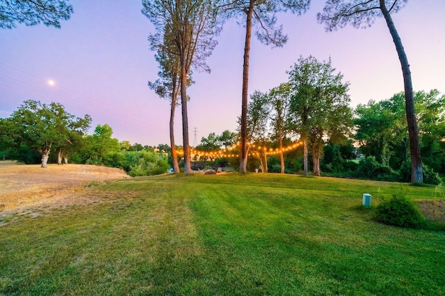 23795 Deer Canyon Rd, Millville, CA 96062 - yard at dusk with a yard