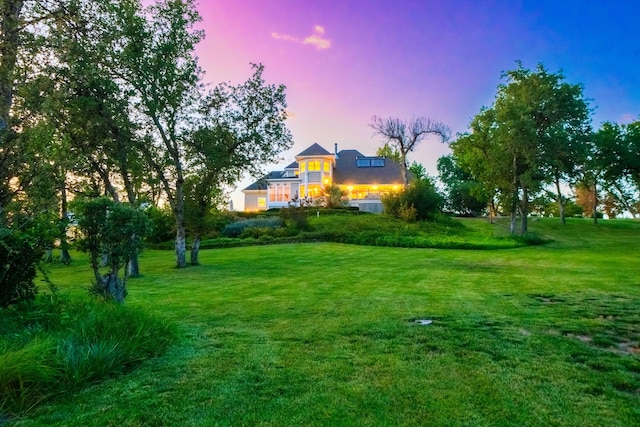 23795 Deer Canyon Rd, Millville, CA 96062 - yard at dusk featuring a yard
