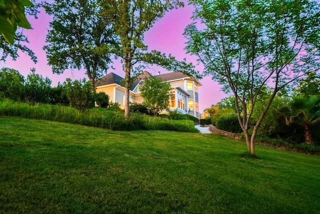 23795 Deer Canyon Rd, Millville, CA 96062 - yard at dusk featuring a yard