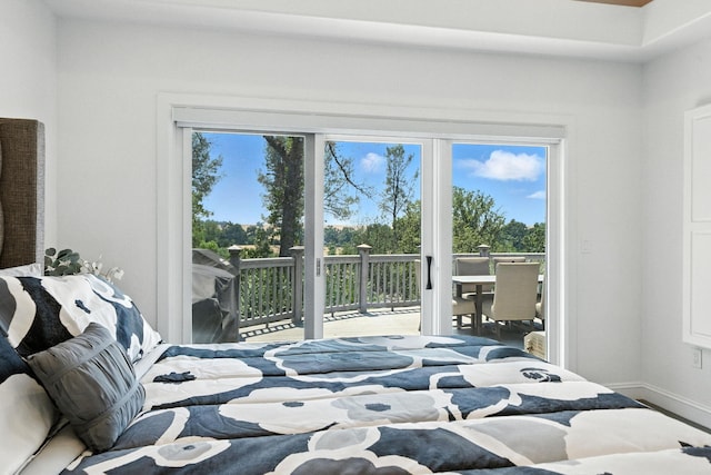 23795 Deer Canyon Rd, Millville, CA 96062 - bedroom with access to exterior and baseboards
