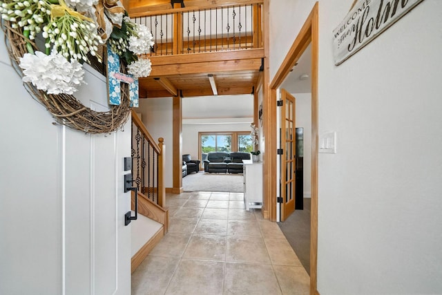 23795 Deer Canyon Rd, Millville, CA 96062 - foyer featuring stairway and baseboards