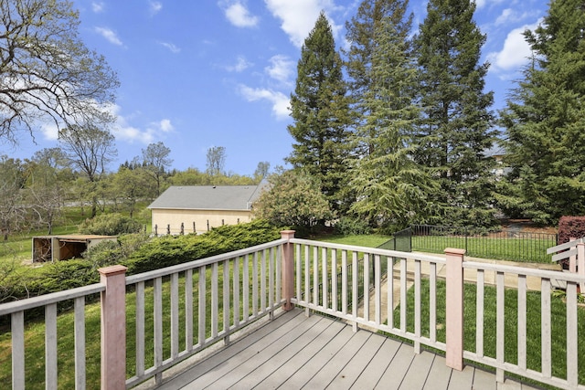 12526 Glide Way, Redding, CA 96003 - view of wooden deck