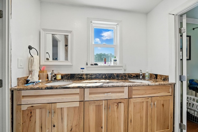 1635 Pleasant St, Redding, CA 96001 - full bathroom with double vanity