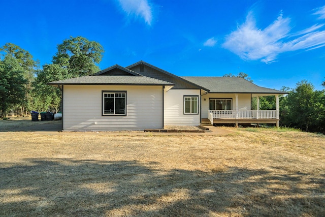 18435 Danielle Way, Cottonwood, CA 96022 - back of property with a porch
