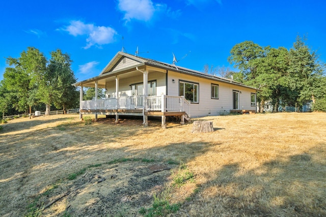 18435 Danielle Way, Cottonwood, CA 96022 - rear view of house with a deck