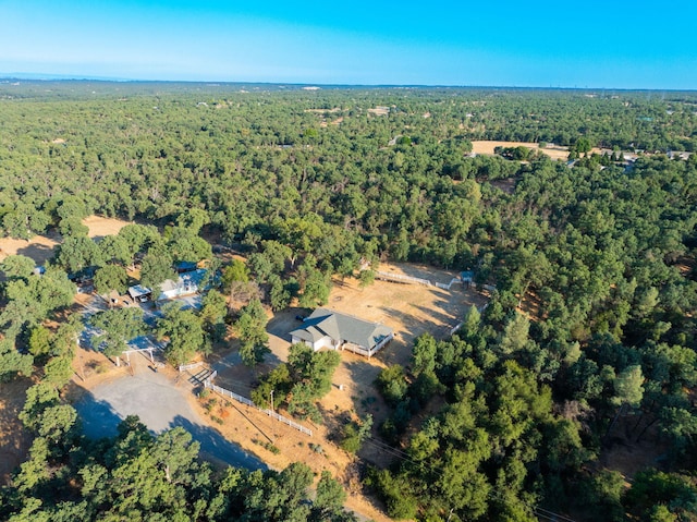 18435 Danielle Way, Cottonwood, CA 96022 - aerial overview of property's location featuring a heavily wooded area
