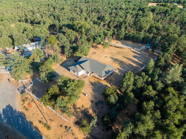 18435 Danielle Way, Cottonwood, CA 96022 - aerial overview of property's location featuring a heavily wooded area