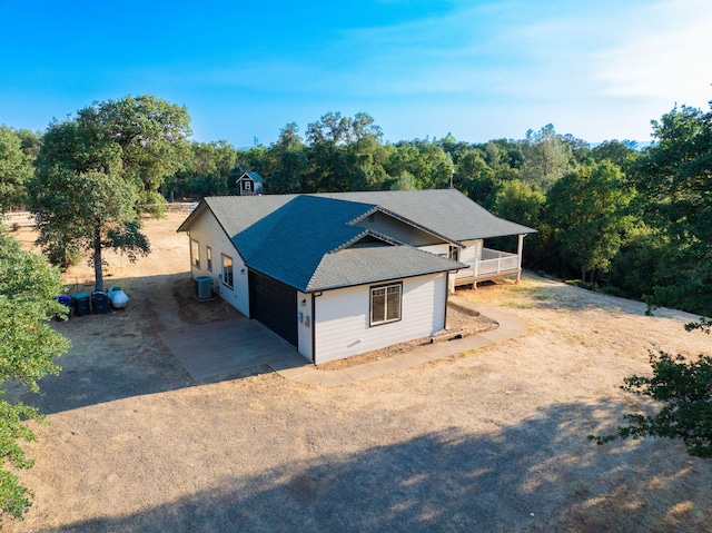 18435 Danielle Way, Cottonwood, CA 96022 - view of property exterior with driveway and an attached garage
