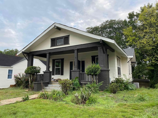 bungalow with covered porch