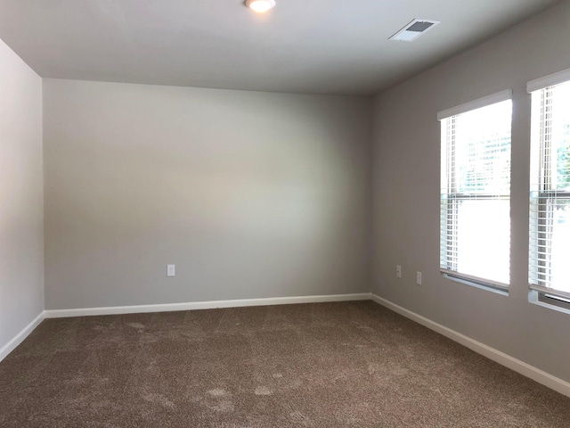 carpeted empty room with a healthy amount of sunlight