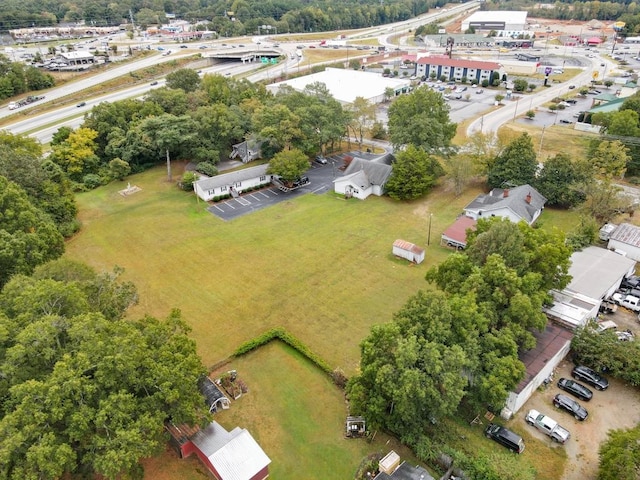 view of aerial view