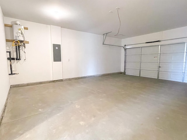 garage featuring electric panel