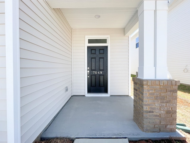 view of entrance to property