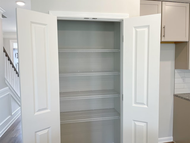 view of pantry