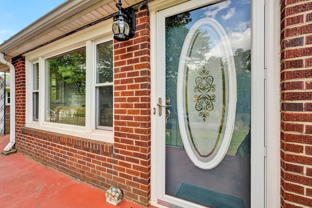 view of entrance to property