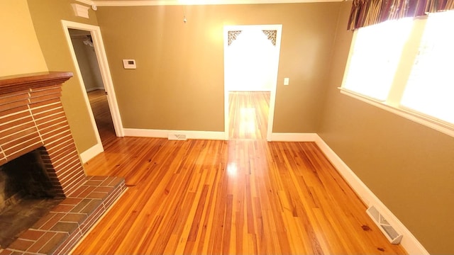 interior space featuring hardwood / wood-style flooring