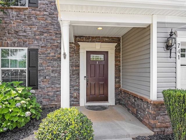 view of entrance to property