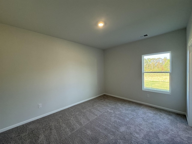 1465 Macedonia, Gaffney, SC 29341 - spare room with baseboards, dark colored carpet, and recessed lighting